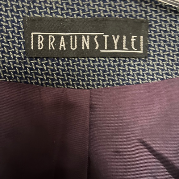 🚫SOLD🚫VTG: Blue Blazer Cardigan - Picture 2 of 6